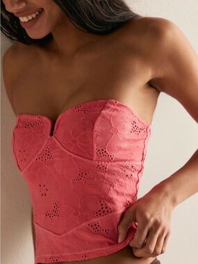 Free People Ever Afternoon Tube Top - Strawberry Feilds